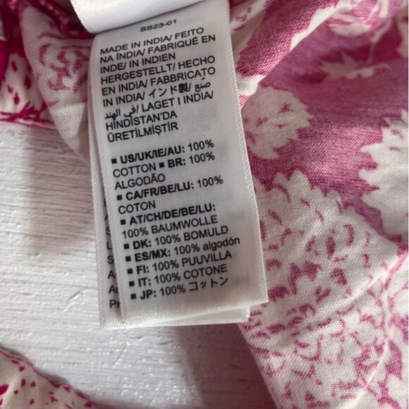 The Drop Anupa Cropped Top Shirt Womens Medium Hot Pink New One Shoulder - Picture 9 of 12